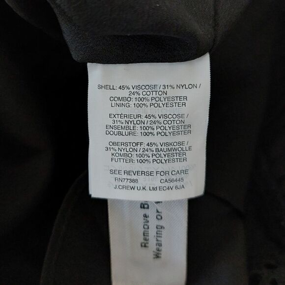 J Crew Long Sleeve Lace Ruffled Blouse Size 00 - Picture 4 of 8